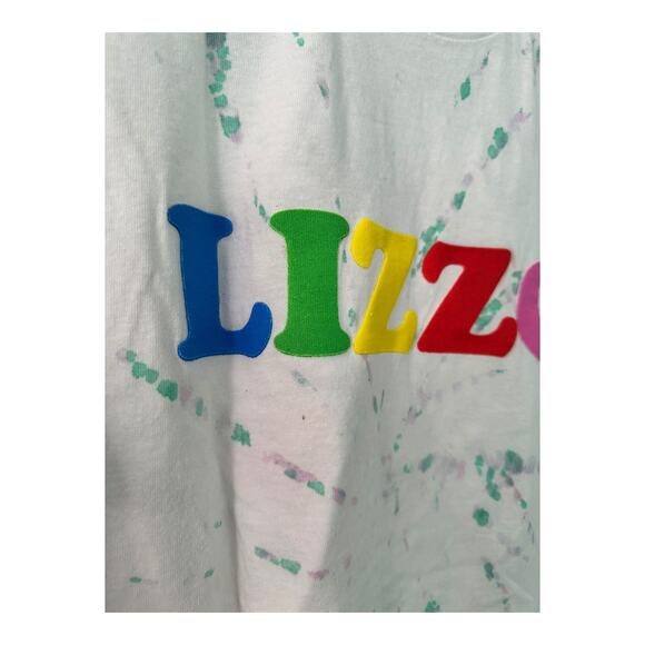 Lizzo XL "U R Special" Tour Tee Graphic Tie Dye Short Sleeve Rainbow Band Shirt - Picture 5 of 6